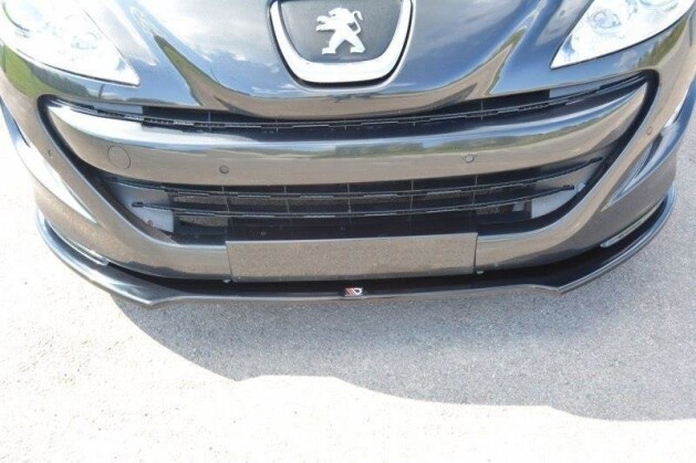 Cup Spoilerlippe Front Ansatz V.2 passend für Peugeot RCZ Mk1 schwarz Hochglanz