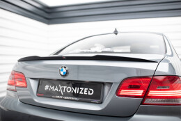 Heck Spoiler Aufsatz Abrisskante passend für BMW 3er M-Paket E92 schwarz Hochglanz