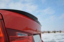 Heck Spoiler Aufsatz Abrisskante für BMW 3er F30 schwarz Hochglanz