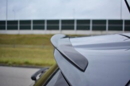 Heck Spoiler Aufsatz Abrisskante passend für Fiat Tipo S-Design SW schwarz Hochglanz