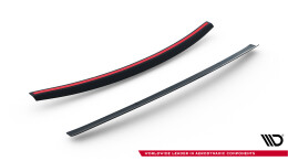 Heck Spoiler Aufsatz Abrisskante passend für Ford Focus RS Mk2 schwarz Hochglanz