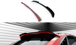 Heck Spoiler Aufsatz Abrisskante passend für Ford Focus ST Mk2 Facelift schwarz Hochglanz