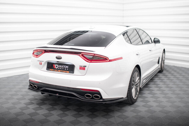 Heck Spoiler Aufsatz Abrisskante passend für Kia Stinger GT / GT-Line / Standard Mk1 schwarz Hochglanz