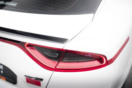 Heck Spoiler Aufsatz Abrisskante für Kia Stinger GT / GT-Line / Standard Mk1 schwarz Hochglanz