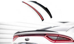 Heck Spoiler Aufsatz Abrisskante passend für Kia Stinger GT / GT-Line / Standard Mk1 schwarz Hochglanz