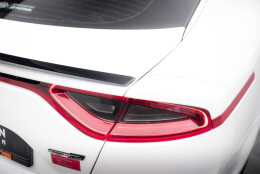 Heck Spoiler Aufsatz Abrisskante passend für Kia Stinger GT / GT-Line / Standard Mk1 schwarz Hochglanz