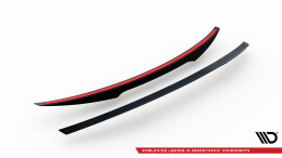Heck Spoiler Aufsatz Abrisskante passend für Kia Stinger GT / GT-Line / Standard Mk1 schwarz Hochglanz