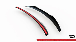 Heck Spoiler Aufsatz Abrisskante passend für Kia Stinger GT / GT-Line / Standard Mk1 schwarz Hochglanz