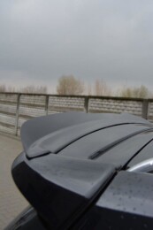 Heck Spoiler Aufsatz Abrisskante passend für OPEL ZAFIRA B OPC schwarz Hochglanz
