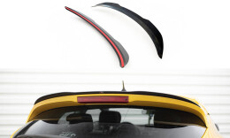 Heck Spoiler Aufsatz Abrisskante passend für RENAULT MEGANE MK3 RS Trophy / RS Cup schwarz Hochglanz
