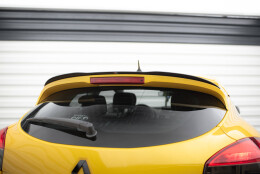 Heck Spoiler Aufsatz Abrisskante passend für RENAULT MEGANE MK3 RS Trophy / RS Cup schwarz Hochglanz