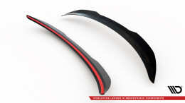 Heck Spoiler Aufsatz Abrisskante passend für RENAULT MEGANE MK3 RS Trophy / RS Cup schwarz Hochglanz