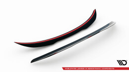 Heck Spoiler Aufsatz Abrisskante passend für RENAULT MEGANE MK3 RS Trophy / RS Cup schwarz Hochglanz