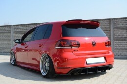 Heck Spoiler Aufsatz Abrisskante für VW GOLF 6 GTI / R Carbon Look