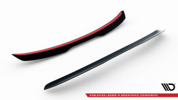 Heck Spoiler Aufsatz Abrisskante passend für VW GOLF 6 GTI / R schwarz Hochglanz