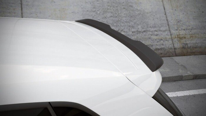 Heck Spoiler Aufsatz Abrisskante passend für VW Polo GTI / R-Line Mk5 schwarz Hochglanz