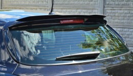 Seiten Heck Spoiler Aufsatz Abrisskante für Opel ASTRA H FOR OPC / VXR schwarz Hochglanz