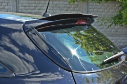 Seitliche Heck Spoiler Aufsätze passend für Opel Astra H (FOR OPC / VXR) schwarz Hochglanz