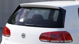 HECK SEITE Heck Spoiler Aufsatz Abrisskante für VW GOLF 6 GTI (R400 LOOK)