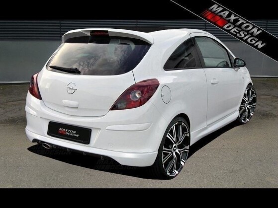 Heck Ansatz Diffusor passend für OPEL CORSA D