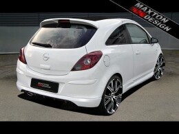 Heck Ansatz Diffusor passend für OPEL CORSA D
