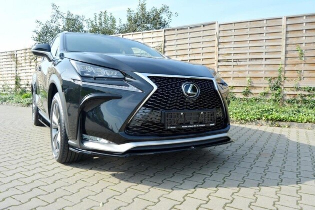 Airintakes Rahmen Nebelleuchten für Lexus NX Mk1 schwarz Hochglanz