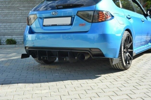 Heck Ansatz Diffusor passend für Heckschürze passend für Subaru Impreza WRX STI Mk3