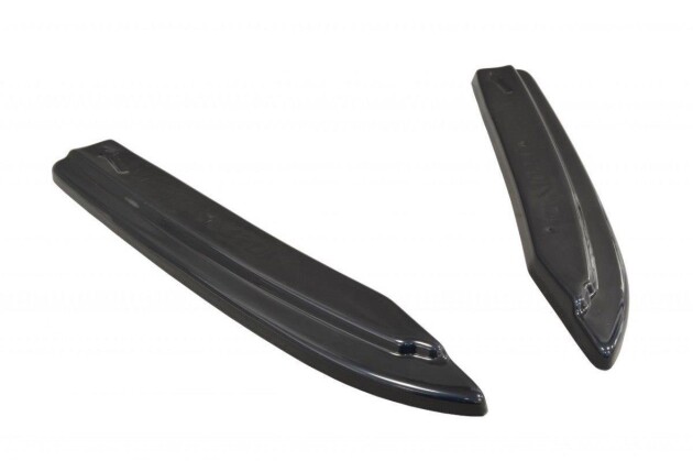Heck Ansatz Flaps Diffusor für AUDI S8 D4 schwarz matt
