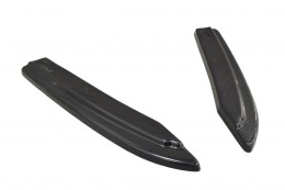 Heck Ansatz Flaps Diffusor für AUDI S8 D4 schwarz matt