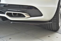 Heck Ansatz Flaps Diffusor passend für CITROEN DS5 schwarz Hochglanz