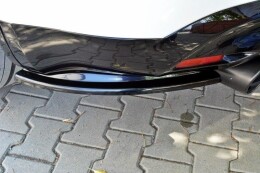 Heck Ansatz Diffusor Flaps INFINITI QX70 schwarz Hochglanz