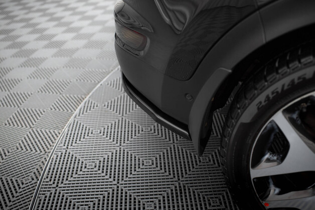 Street+ Heck Ansatz Flaps passend für Kia SPORTAGE mk4 GT-Line schwarz Hochglanz