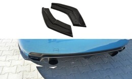 Heck Ansatz Flaps Diffusor für Subaru Impreza WRX STI 2009-2011 schwarz Hochglanz