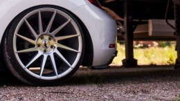Heck Ansatz Flaps Diffusor passend für VW BEETLE schwarz Hochglanz