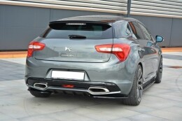 Heck Ansatz Diffusor passend für CITROEN DS5 schwarz Hochglanz