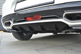 Heck Ansatz Diffusor passend für CITROEN DS5 schwarz Hochglanz