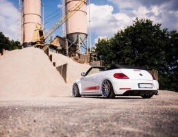 Heck Ansatz Diffusor passend für VW BEETLE schwarz Hochglanz