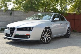 Seitenschweller Ansatz Cup Leisten passend für ALFA ROMEO 159 schwarz Hochglanz