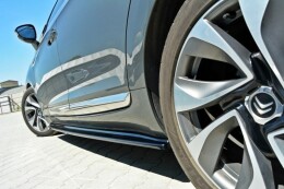 Seitenschweller Ansatz Cup Leisten passend für CITROEN DS5 FACELIFT, PREFACE Carbon Look