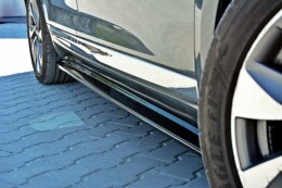 Seitenschweller Ansatz Cup Leisten passend für CITROEN DS5 FACELIFT, PREFACE Carbon Look