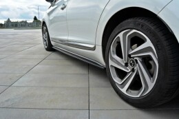 Seitenschweller Ansatz Cup Leisten passend für CITROEN DS5 FACELIFT, PREFACE Carbon Look