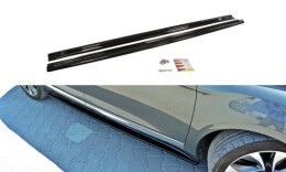 Street+ Seitenschweller Leisten passend für Citroen DS5 schwarz Hochglanz