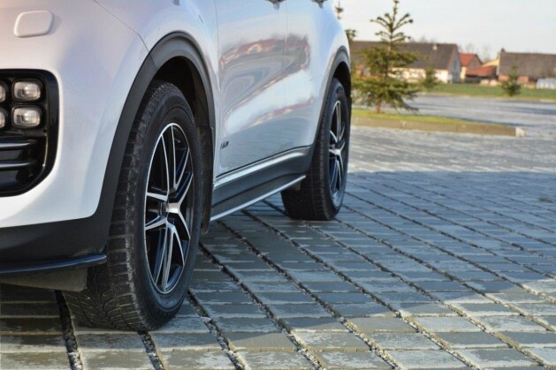 Seitenschweller Ansatz Cup Leisten passend für KIA Sportage mk4 GT-Line Carbon Look