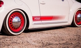 Street+ Seitenschweller Leisten passend für VW Beetle schwarz Hochglanz