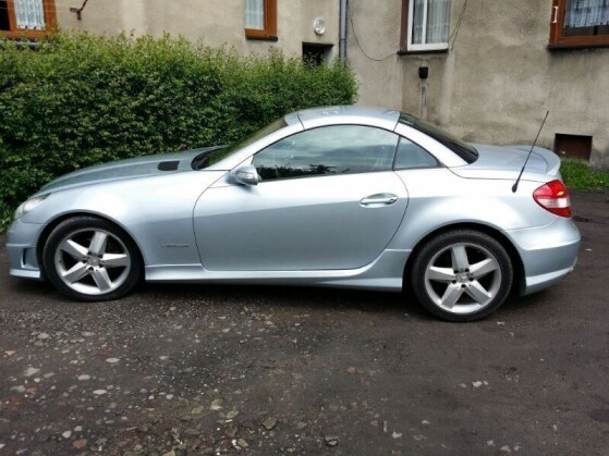 Seitenschweller passend für Mercedes SLK R171 (SLK R172 AMG LOOK) ABS Kunststoff