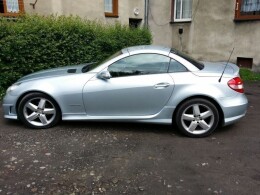 Seitenschweller passend für Mercedes SLK R171 (SLK R172 AMG LOOK) ABS Kunststoff