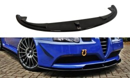 Cup Spoilerlippe Front Ansatz für ALFA ROMEO 147 GTA schwarz matt