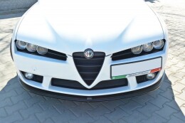 Cup Spoilerlippe Front Ansatz für Alfa Romeo Brera Carbon Look