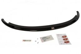 Street+ Spoilerlippe Front Ansatz passend für Aston Martin V8 VANTAGE schwarz Hochglanz