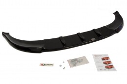 Cup Spoilerlippe Front Ansatz passend für AUDI A3 8P (vor Facelift) 2003-2005 schwarz Hochglanz